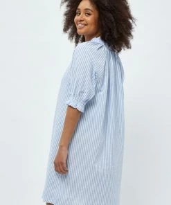 PEPPERCORN Femme ELAINE Robe De Jour Skyway Blue Striped 6 PEPPERCORN Femme ELAINE Robe De Jour Skyway Blue Striped -Promos PEPPERCORN Magasin 009e3fbfa66845a886a1a31453cfac93