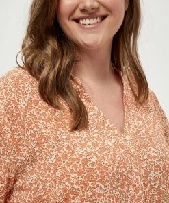 PEPPERCORN DARIA Blouse Melon Peach Print Femme -Promos PEPPERCORN Magasin 00fee85ba57a4b7ea50f32e3eed0dc65
