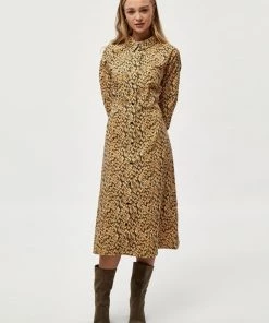 PEPPERCORN Femme Robe Chemise Grey, Mustard Yellow -Promos PEPPERCORN Magasin 01b067df7e8a4f0d897fd6f0bde7ac53