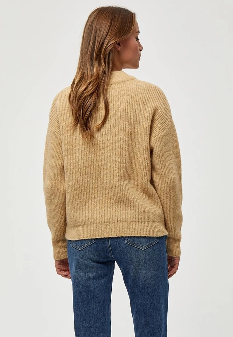 PEPPERCORN Femme Pullover Warm Sand Melange 3 PEPPERCORN Femme Pullover Warm Sand Melange – Image 3