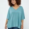 PEPPERCORN ROSEBELL T Shirt à Manches Longues Arctic Blue Femme