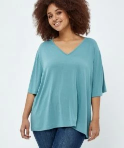 PEPPERCORN ROSEBELL T Shirt à Manches Longues Arctic Blue Femme