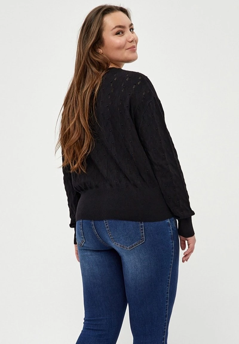 PEPPERCORN TANA CURVE Gilet Black Femme 3 PEPPERCORN TANA CURVE Gilet Black Femme – Image 3