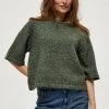 PEPPERCORN Femme PENELOPE Pullover Laurel Wreath Green Melange