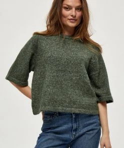 PEPPERCORN Femme PENELOPE Pullover Laurel Wreath Green Melange