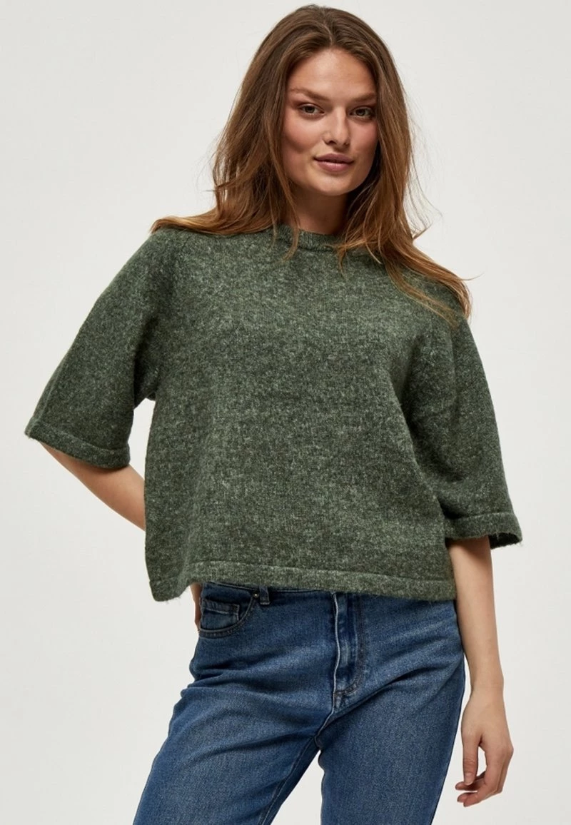 PEPPERCORN Femme PENELOPE Pullover Laurel Wreath Green Melange 1 PEPPERCORN Femme PENELOPE Pullover Laurel Wreath Green Melange