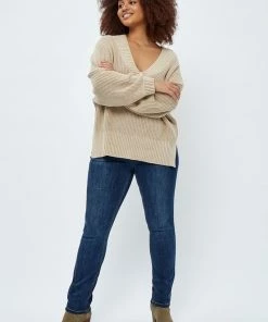 PEPPERCORN DESTINA Pullover Feather Gray Femme