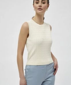 PEPPERCORN TANA Débardeur Seedpearl Cream Femme