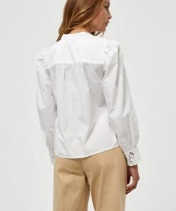 PEPPERCORN Femme JULIANNA Blouse White -Promos PEPPERCORN Magasin 0504c2b1561e416398c52f9e113e3051