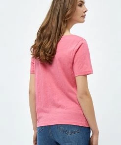PEPPERCORN Femme ESTEL T Shirt Basique Pink Lemonade 7 PEPPERCORN Femme ESTEL T Shirt Basique Pink Lemonade -Promos PEPPERCORN Magasin 05402eafe8a547e59202aa2393ff3dc5