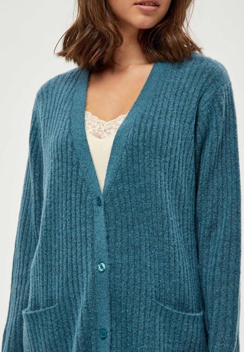 PEPPERCORN SCARLET Gilet Storm Blue Melange Femme 4 PEPPERCORN SCARLET Gilet Storm Blue Melange Femme – Image 4