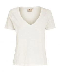 PEPPERCORN ESTEL T Shirt Basique White Femme -Promos PEPPERCORN Magasin 05ff0e3690fd4177b21dc01c3f31fe16