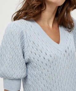 PEPPERCORN ROSALIA PUFF SLEEVE T Shirt Imprimé Skyway Blue Melange Femme 7 PEPPERCORN ROSALIA PUFF SLEEVE T Shirt Imprimé Skyway Blue Melange Femme -Promos PEPPERCORN Magasin 0988fff7305543b0bd3d6d0b2084a741