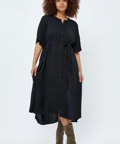 PEPPERCORN Femme DARCY CURVE Robe Chemise Black