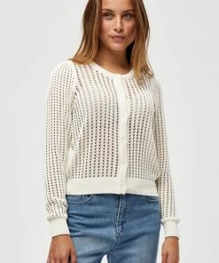 PEPPERCORN Femme LIBBY Gilet Cloud Dancer