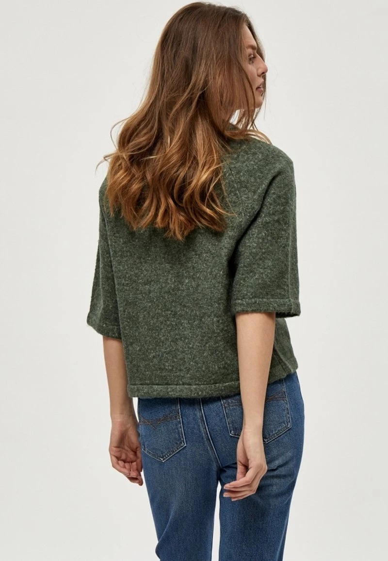 PEPPERCORN Femme PENELOPE Pullover Laurel Wreath Green Melange 3 PEPPERCORN Femme PENELOPE Pullover Laurel Wreath Green Melange – Image 3
