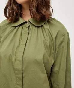 PEPPERCORN Femme AMY Chemisier Oil Green -Promos PEPPERCORN Magasin 0c7afd3f14e748f49cb16dbe72853f81