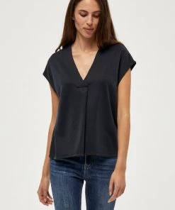 PEPPERCORN LANA TEE T Shirt Basique Black Femme