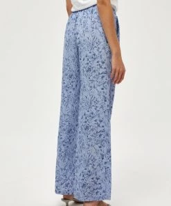 PEPPERCORN Femme Pantalon Classique Skyway Blue Print -Promos PEPPERCORN Magasin 0d26feeceb324a2b93eb702a886f18ca