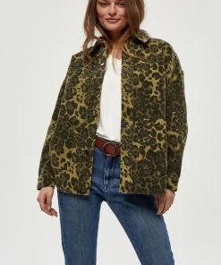 PEPPERCORN CATJA Veste En Jean Green Moss Pr Femme