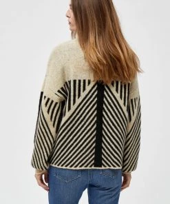 PEPPERCORN Femme JAYDA Pullover Seedpearl Creme Melange -Promos PEPPERCORN Magasin 101536d80382404495d46a47cb80f402