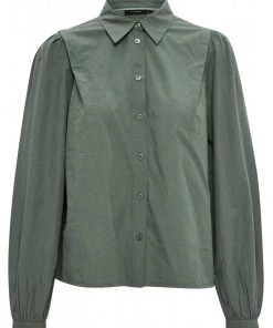 PEPPERCORN Femme CAREN JILLA Chemisier Laurel Wreath Green -Promos PEPPERCORN Magasin 10890701485d4085bc63dfa67b57137f