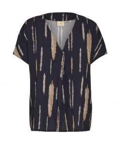 PEPPERCORN Femme ELARA T Shirt Imprimé D Blue P 9 PEPPERCORN Femme ELARA T Shirt Imprimé D Blue P -Promos PEPPERCORN Magasin 10b563f8e0044619ad1fb9f2ac64116c