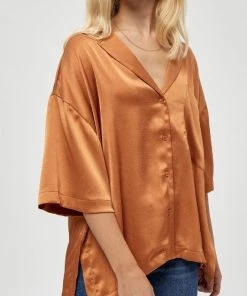 PEPPERCORN Femme ELOTTA Chemisier Ermine Brown 7 PEPPERCORN Femme ELOTTA Chemisier Ermine Brown -Promos PEPPERCORN Magasin 10f8416956de4b64a54dbd5c767ed50b