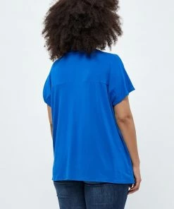 PEPPERCORN ROSALINDA T Shirt Basique Nebulas Blue Femme -Promos PEPPERCORN Magasin 1125aad10b2c440da40670aab8b025bf