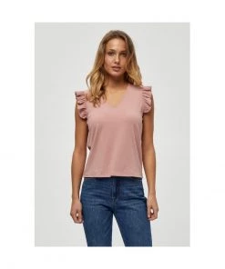 PEPPERCORN Femme ELSIE T Shirt Basique Ash Rose