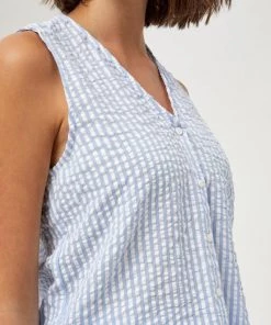 PEPPERCORN Femme ELAINE Blouse Skyway Blue Striped 8 PEPPERCORN Femme ELAINE Blouse Skyway Blue Striped -Promos PEPPERCORN Magasin 118abd4597c24c7ab20cb39cd4bb904d