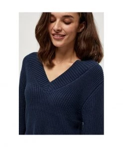 PEPPERCORN DESTINA Pullover Navy Femme -Promos PEPPERCORN Magasin 11f325f59a6d429fa5a12cb24e61cb09