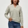 PEPPERCORN Femme Pullover Silver Birch Mel