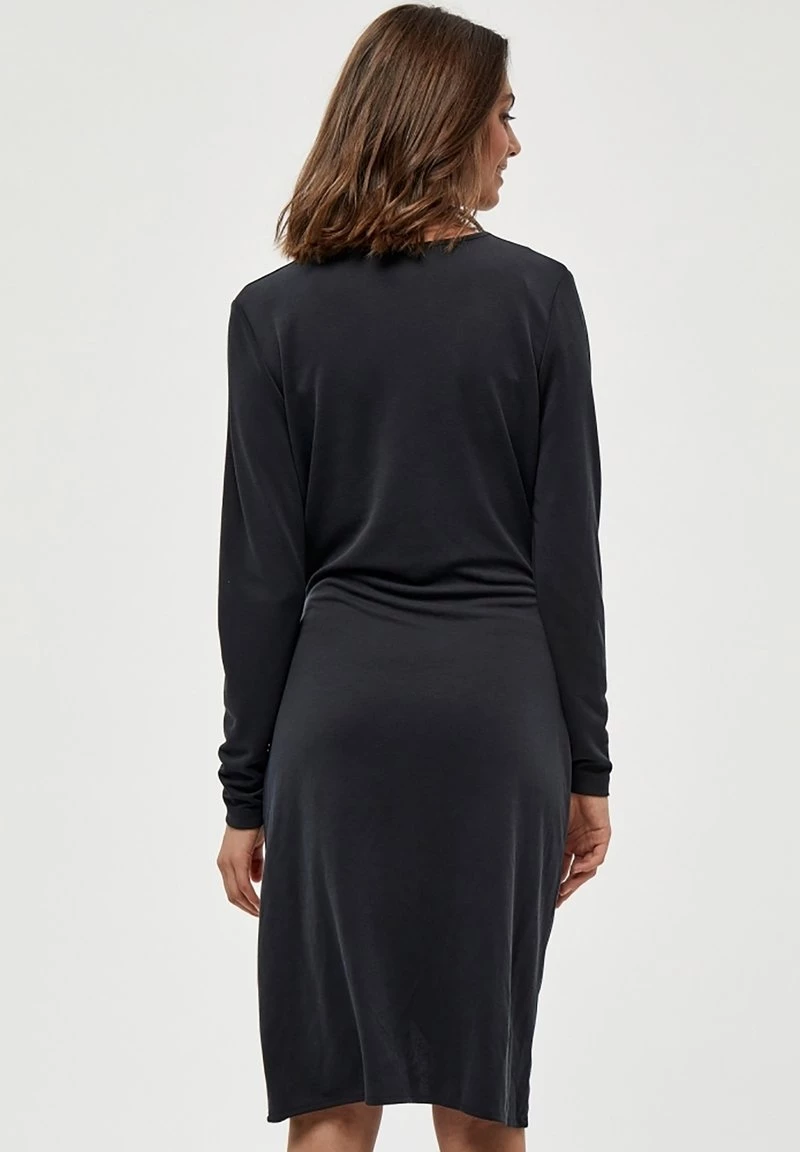 PEPPERCORN Femme LANA WRAP Robe En Jersey Black 3 PEPPERCORN Femme LANA WRAP Robe En Jersey Black – Image 3