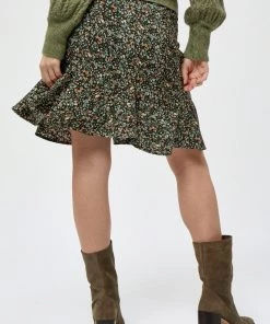 PEPPERCORN Femme ANASTASIA Jupe Trapèze Duffel Bag Green Pr -Promos PEPPERCORN Magasin 1303836f96ad422484a518a7ff3bb4b7