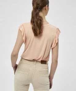 PEPPERCORN MARIELLA T Shirt Imprimé Peach Nougat Femme -Promos PEPPERCORN Magasin 137129816c9a46f99bac075a088b6501