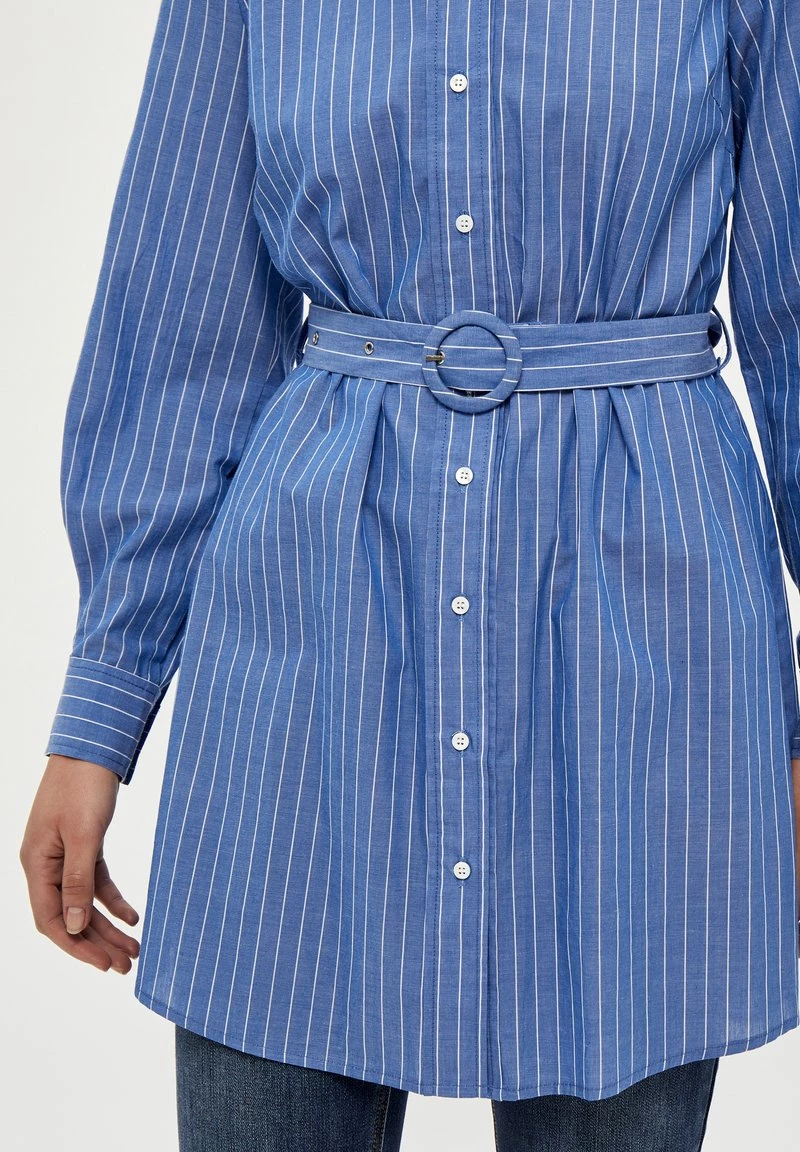 PEPPERCORN LEEN Robe Chemise Blue Fog St Femme 4 PEPPERCORN LEEN Robe Chemise Blue Fog St Femme – Image 4