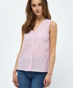 PEPPERCORN ELAINE Blouse Pink Lemonade Striped Femme