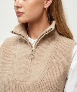 PEPPERCORN PENELOPE ZIPPER T Shirt Imprimé Gray Morn Melange Femme -Promos PEPPERCORN Magasin 1543a7d542df4f6abcfc2e9124cc884d