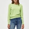 PEPPERCORN TANA PUFF LONGSLEEVE Pullover Opaline Gree Femme