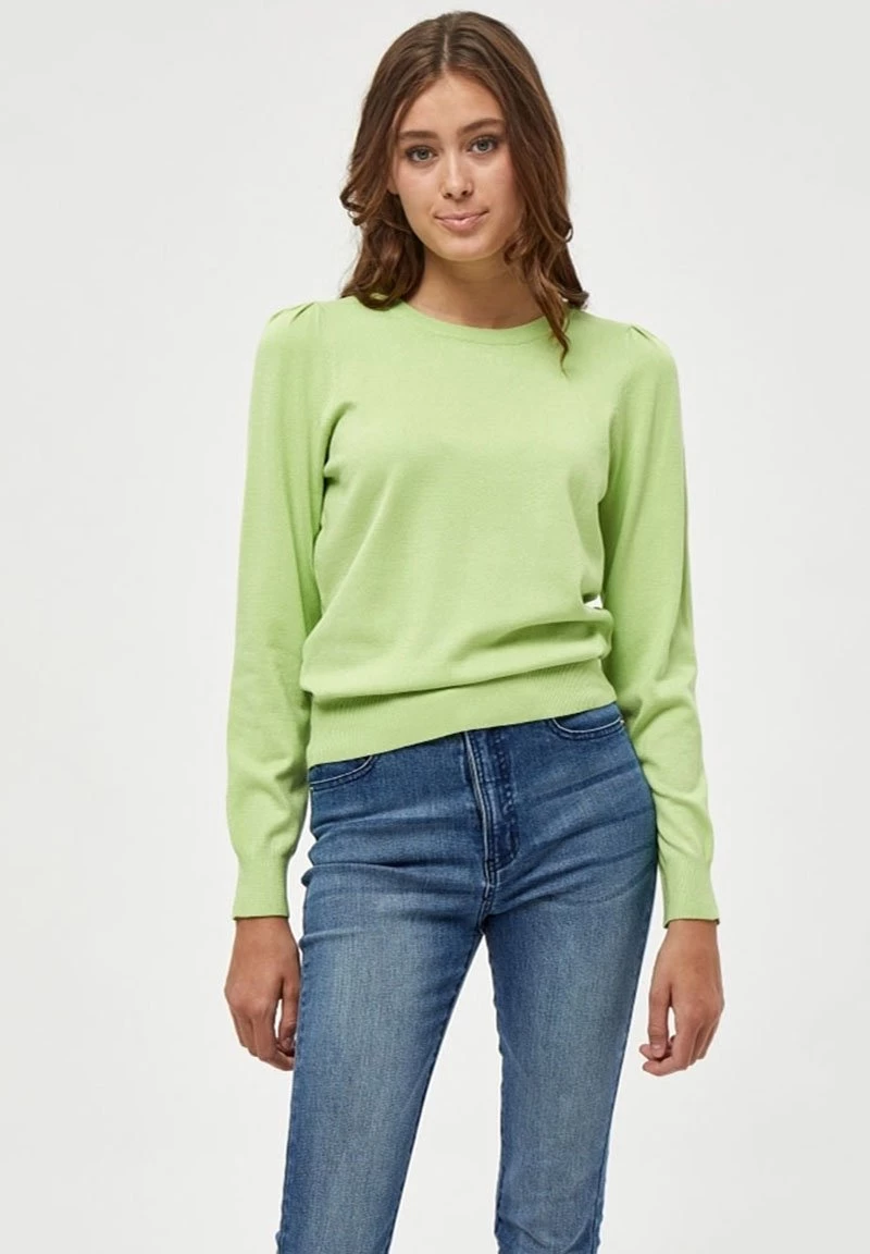 PEPPERCORN TANA PUFF LONGSLEEVE Pullover Opaline Gree Femme 1 PEPPERCORN TANA PUFF LONGSLEEVE Pullover Opaline Gree Femme