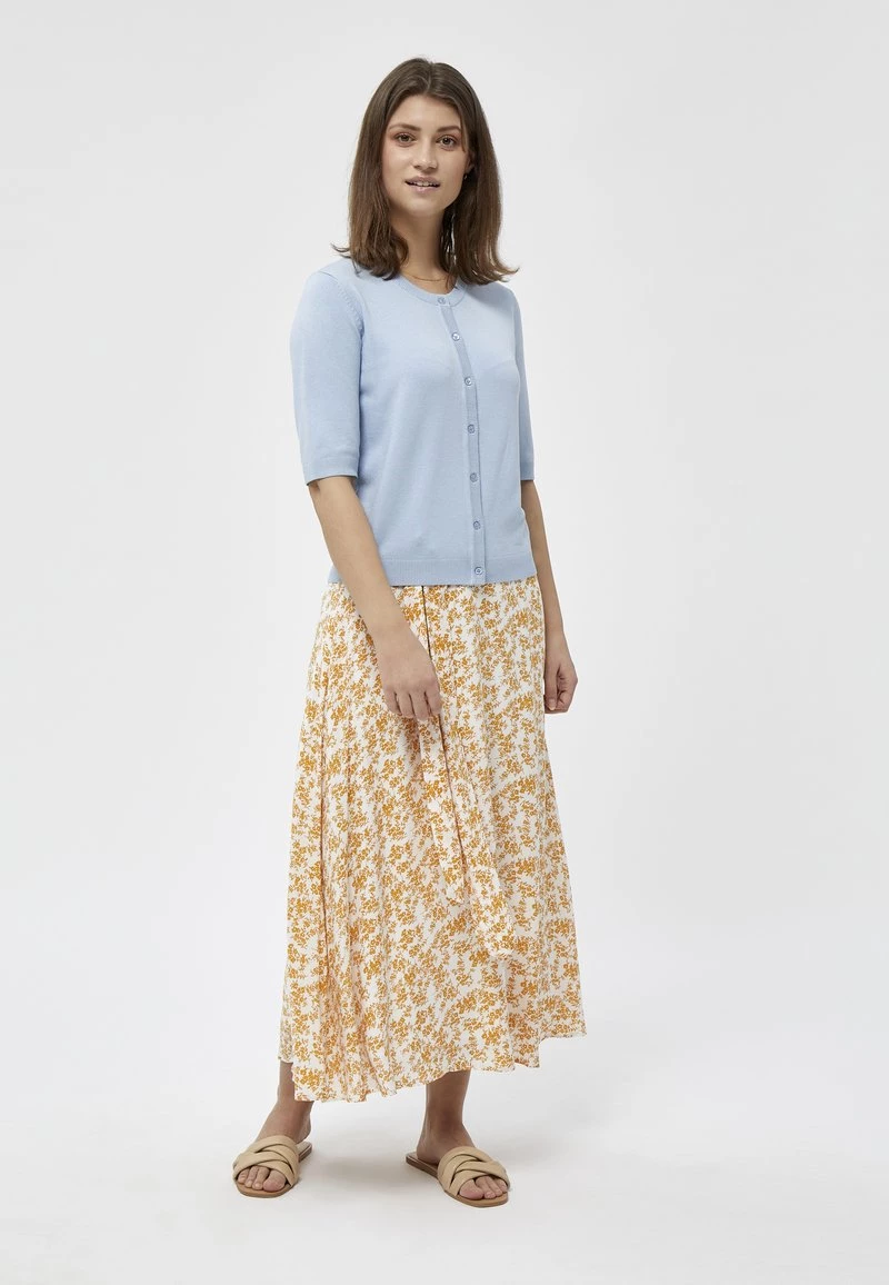 PEPPERCORN TANA Gilet Cashmere Blue Femme 2 PEPPERCORN TANA Gilet Cashmere Blue Femme – Image 2