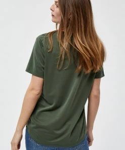 PEPPERCORN Femme PHILINA T Shirt Basique Duffel Bag Green -Promos PEPPERCORN Magasin 1681e229b3284a3f857f2144d3a0e7a3