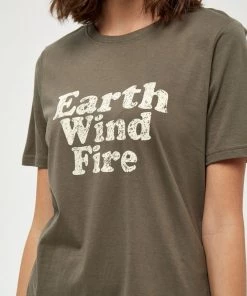 PEPPERCORN Femme DEBORAH T Shirt Imprimé Sea Turtle Green -Promos PEPPERCORN Magasin 1689a8257c3142f2954720db882f9a80