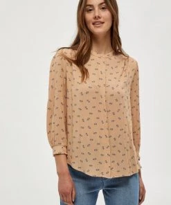 PEPPERCORN Femme BECCA Blouse Warm Sand Pr