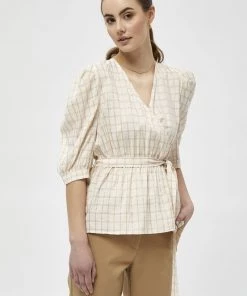 PEPPERCORN Blouse Wood Ash Pr Femme