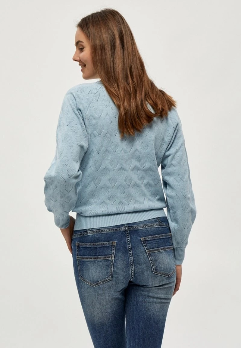 PEPPERCORN Femme LIA PALOMA Pullover Blue Fog 3 PEPPERCORN Femme LIA PALOMA Pullover Blue Fog – Image 3