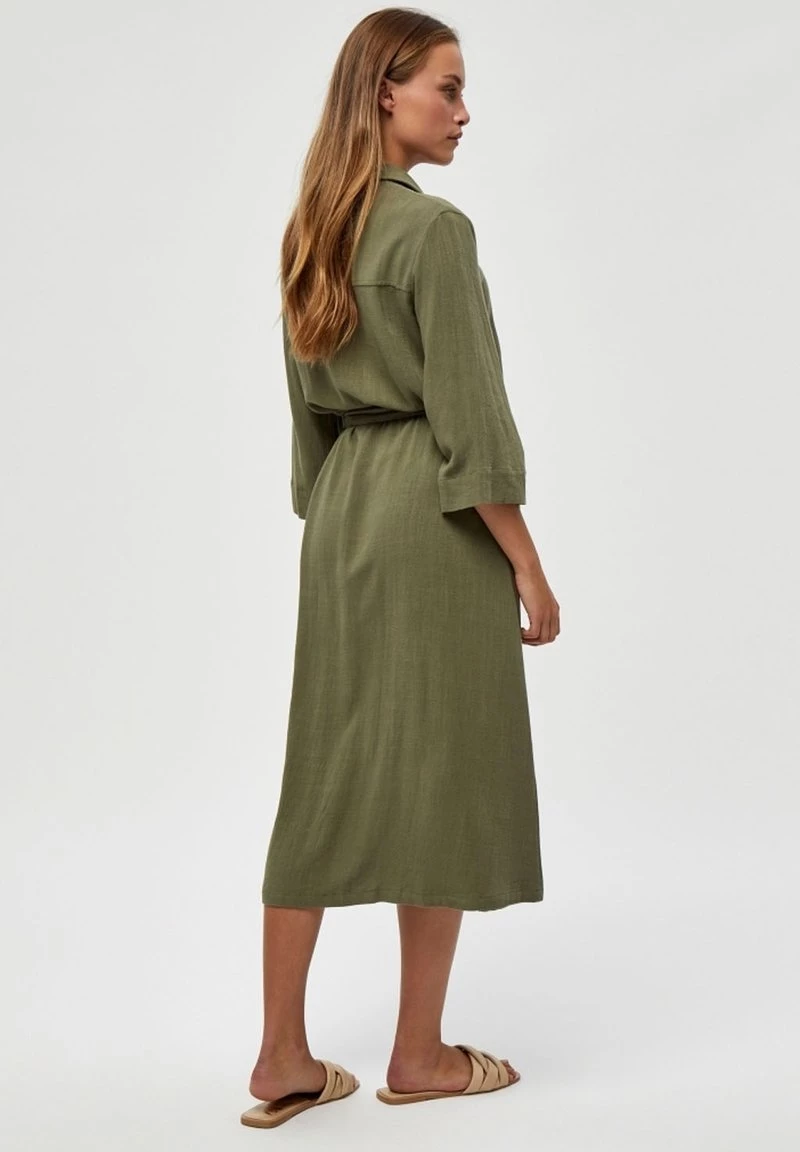 PEPPERCORN Femme DJANET Robe Chemise Sea Turtle Green 3 PEPPERCORN Femme DJANET Robe Chemise Sea Turtle Green – Image 3