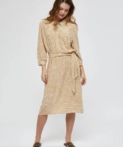 PEPPERCORN Femme NIMA Robe Chemise Prairie Sand Pr -Promos PEPPERCORN Magasin 17dc7c09a18c4be2922c6eeaba647d76