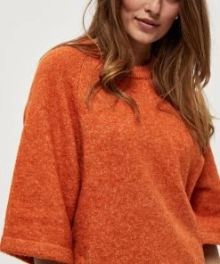 PEPPERCORN PENELOPE Pullover Apricot Orange Melange Femme 8 PEPPERCORN PENELOPE Pullover Apricot Orange Melange Femme -Promos PEPPERCORN Magasin 1b5961636e1d441ca443341422318a29